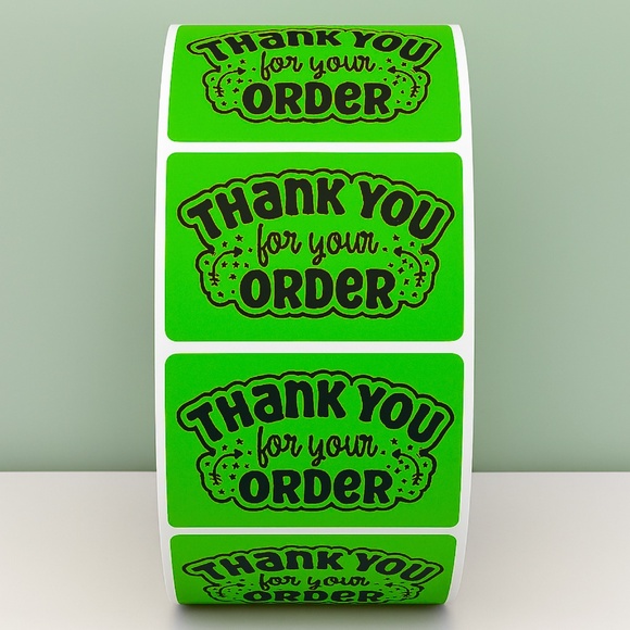Thank You For Your Order Stickers Labels Packaging Small Business - Picture 7 of 11